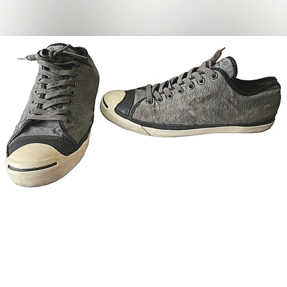 Converse John Varvatos Charcoal Jack Purcell Sneakers 13 - Picture 1 of 9